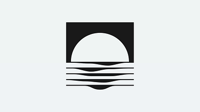 Beach, sea, lake, sunrise - Logo design, animation, branding animation beach logo branding icon leak logo logo logo animation logo design logo motion logotype minimalist logo modern logo monogram motion design motion graphics sea logo sun logo sunrise logo sunset logo water logo