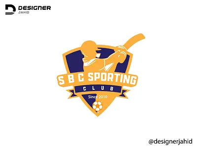 Cricket and Football Club Logo design 2025. best logo branding combination mark logo creative logo crecket club logo design designer jahid designerjahid football club logo graphic design illustration logo logo idea modern logo new logo sport logo timeless logo ui uniqe logo vector
