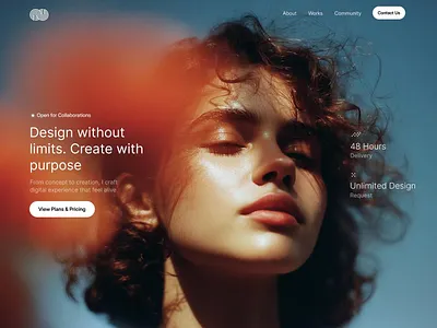 Hero Section - @Elysium Designs 3d animation branding client design figma freelance graphic design hero herosection illustration landing landingpage logo redesign revamp ui ux webdesign website