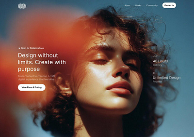 Hero Section - @Elysium Designs 3d animation branding client design figma freelance graphic design hero herosection illustration landing landingpage logo redesign revamp ui ux webdesign website