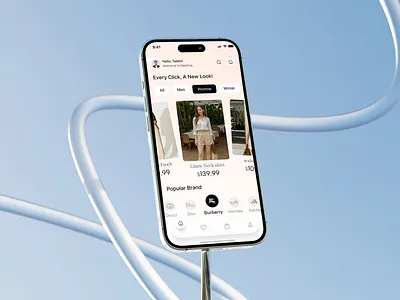 Dazzling — Redefining Modern Fashion App app case study checkout flow design e commerce app figma design framer development minimal ui design mobile app design mobile commerce modern design online shopping app product listing ui shopping experience ui ui interface ui ux design user experience user interface uxui