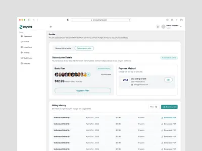 Payment & Billing Page Design billing ui billingpage credit card health ui design medical web payment ui posture product saas payment