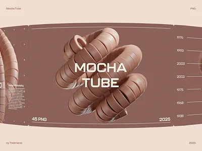 Mocha Branding Presentation 3d 3d blender abstract abstract shape blender 3d branding font mocha pitch deck presentation presentation template soft color