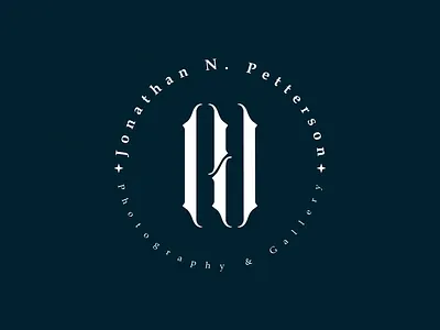Jonathan N. Petterson Monogram Logo for Gallery animation branding clothinglogo design graphic design illustration logo logotype monogramlogo tattoologo typography ui ux vector vintage