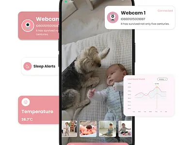 👶 Smarter Parenting Starts Here – Meet the Baby App graphic design uiux services web design and development