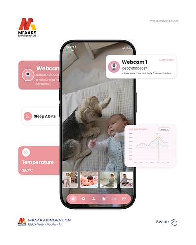 👶 Smarter Parenting Starts Here – Meet the Baby App graphic design uiux services web design and development