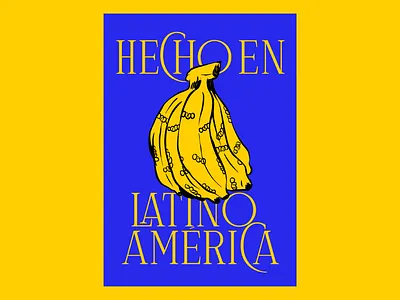 Made en América Latina america latina brazil illustration poster design thunder rockets