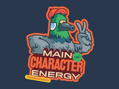Main Character Energy artdirection boldcolors brandillustration characterdesign creativedirection designboom designinspiration digitalillustration dribbbleartists graphicvibes illustrationdesign illustratorlife modernillustration popartstyle posterdesign surrealillustration thunderrockets vectorart vibrantart visualidentity