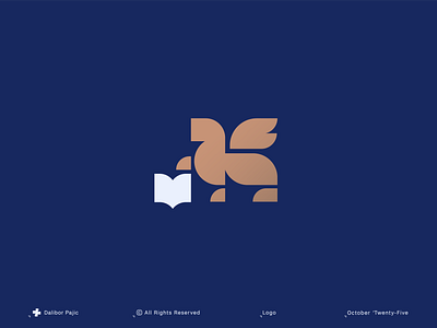 Lion of Saint Mark bible book branding classic courage divine elegant finance geometry graphic design guardian heraldry illustration knowledge logo minimal modern heraldry protection venice wings