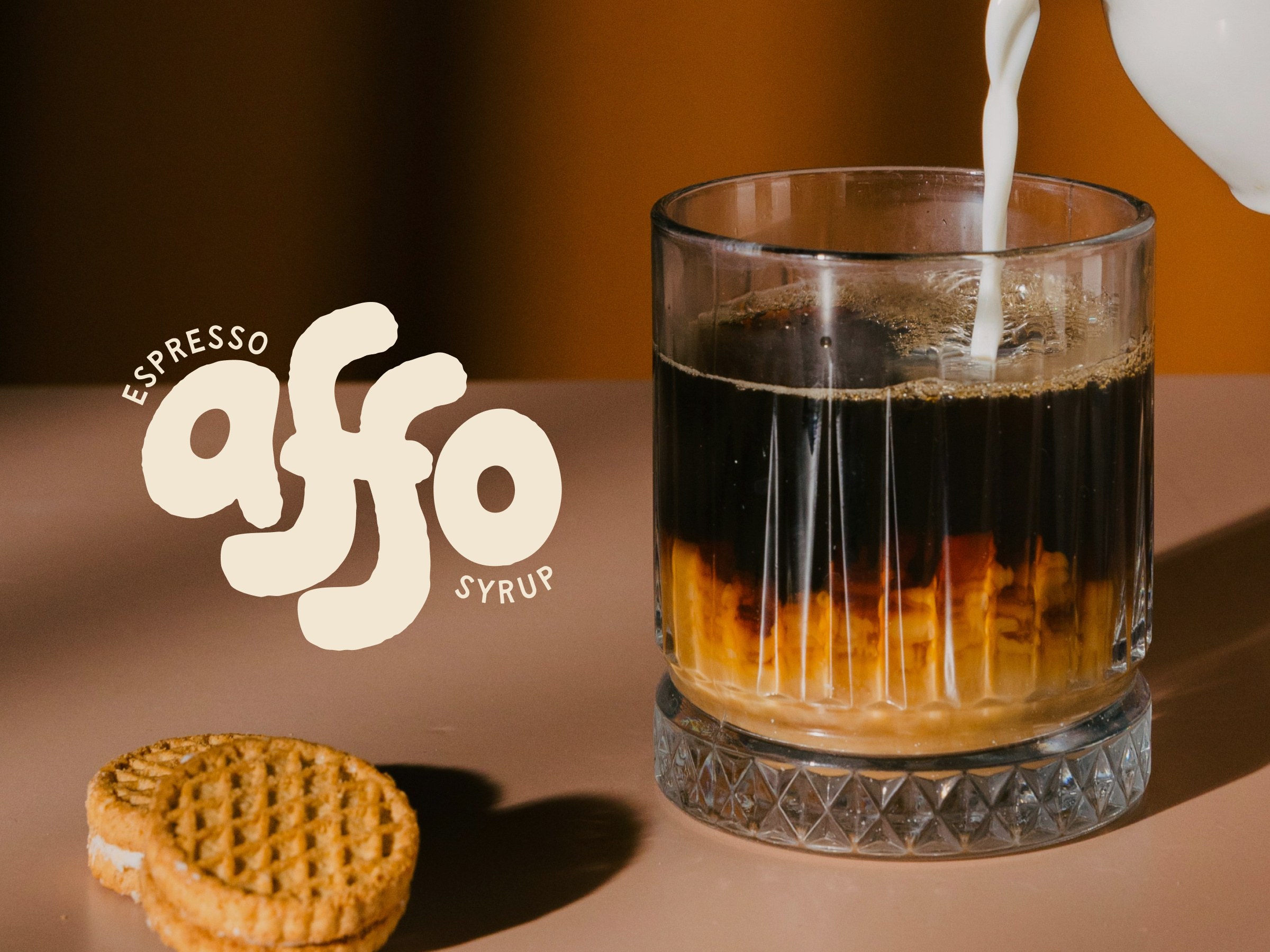 Branding and Packaging for a Coffee Brand Affo beverage brand brand design brand identity branding coffee design espresso food graphic design hand drawn illustration logo logos packaging syrup typography ui ux vector