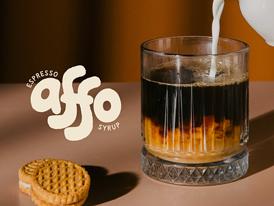 Branding and Packaging for a Coffee Brand Affo beverage brand brand design brand identity branding coffee design espresso food graphic design hand drawn illustration logo logos packaging syrup typography ui ux vector