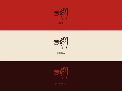 Color and Illustration for Coffee Brand Affo brand guidelines brand identity branding brandmark coffee color colors colour drawing graphic design hand illustration logo palette red style guide visual identity
