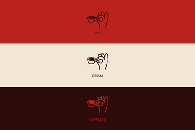 Color and Illustration for Coffee Brand Affo brand guidelines brand identity branding brandmark coffee color colors colour drawing graphic design hand illustration logo palette red style guide visual identity