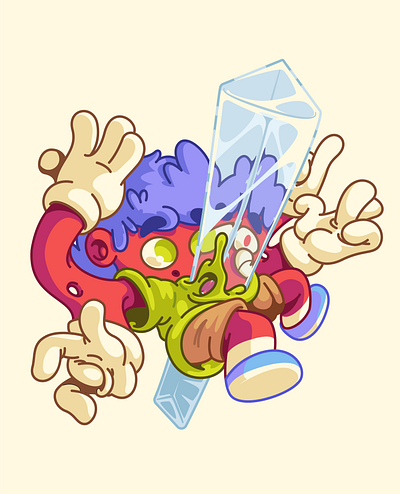 VECTOBER 2025 #02 artdirection boldcolors brandillustration characterdesign creativedirection designboom designinspiration digitalillustration dribbbleartists graphicvibes illustrationdesign illustratorlife modernillustration popartstyle posterdesign surrealillustration thunderrockets vectorart vibrantart visualidentity