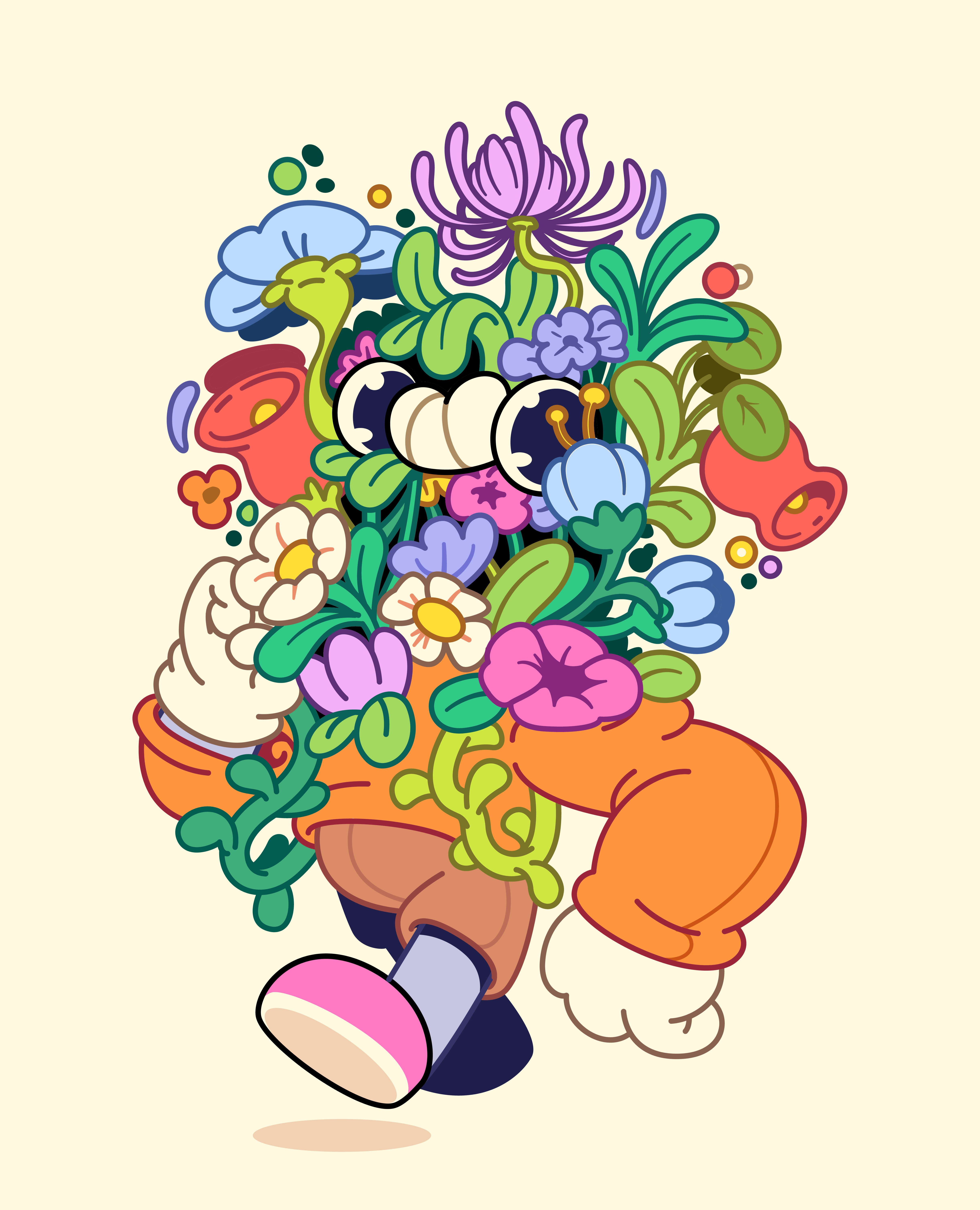 VECTOBER 2025 #08 artdirection boldcolors brandillustration characterdesign creativedirection designboom designinspiration digitalillustration dribbbleartists graphicvibes illustrationdesign illustratorlife modernillustration popartstyle posterdesign surrealillustration thunderrockets vectorart vibrantart visualidentity