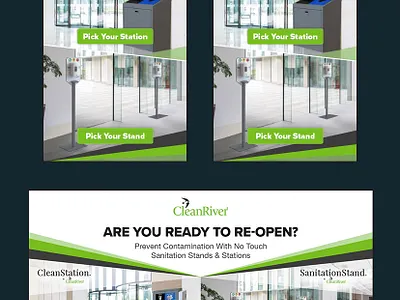 CleanRiver Ads ads display ads graphic design
