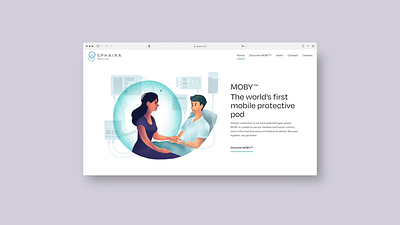 Sphaira Medical. Website design and develop with Webflow branding ui ux webflow