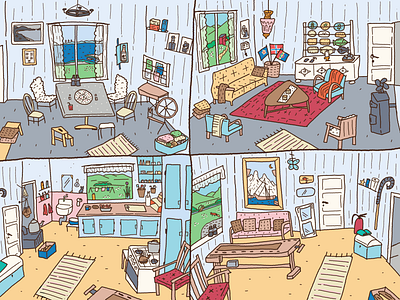 Godvika 2025 - memory mosaic illustration procreate