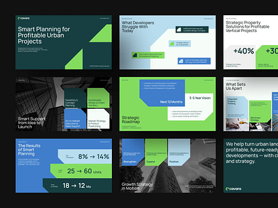 Pitch Deck - Cavara Property annual report brand guidelines brand identity branding habito hatypo logo logo design pitch deck power point presentation property report visual identity