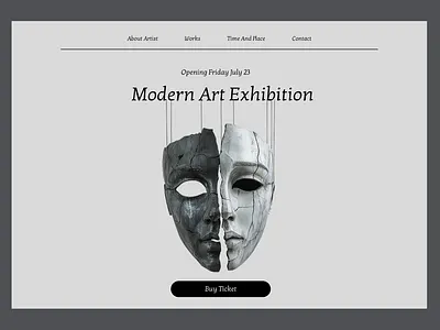 Modern Art Exhibition art exhibition modern design