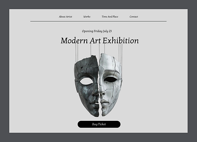 Modern Art Exhibition art exhibition modern design