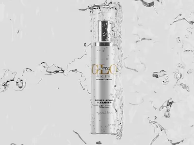 Glo Skin Revitalizing Cleanser 3d 3d modling 3dproduct animation blender cg inspiration motion design motion graphics packaging design product visualization