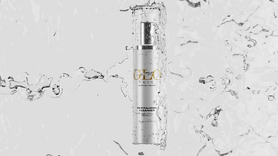 Glo Skin Revitalizing Cleanser 3d 3d modling 3dproduct animation blender cg inspiration motion design motion graphics packaging design product visualization