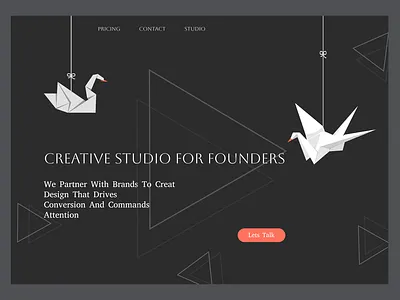 Creative Studio branding ui