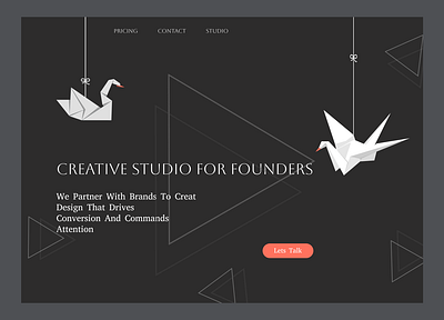 Creative Studio branding ui