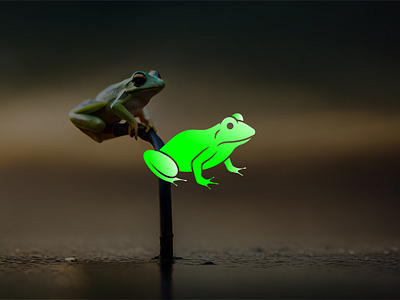 ECO FROG WORLD Logo Design eco frog frog frog art frog brand frog concept frog design frog identity frog jump frog leaf frog logo frog mascot frog pond frog spirit frog theme green frog leap frog nature frog tree frog tropical frog wild frog
