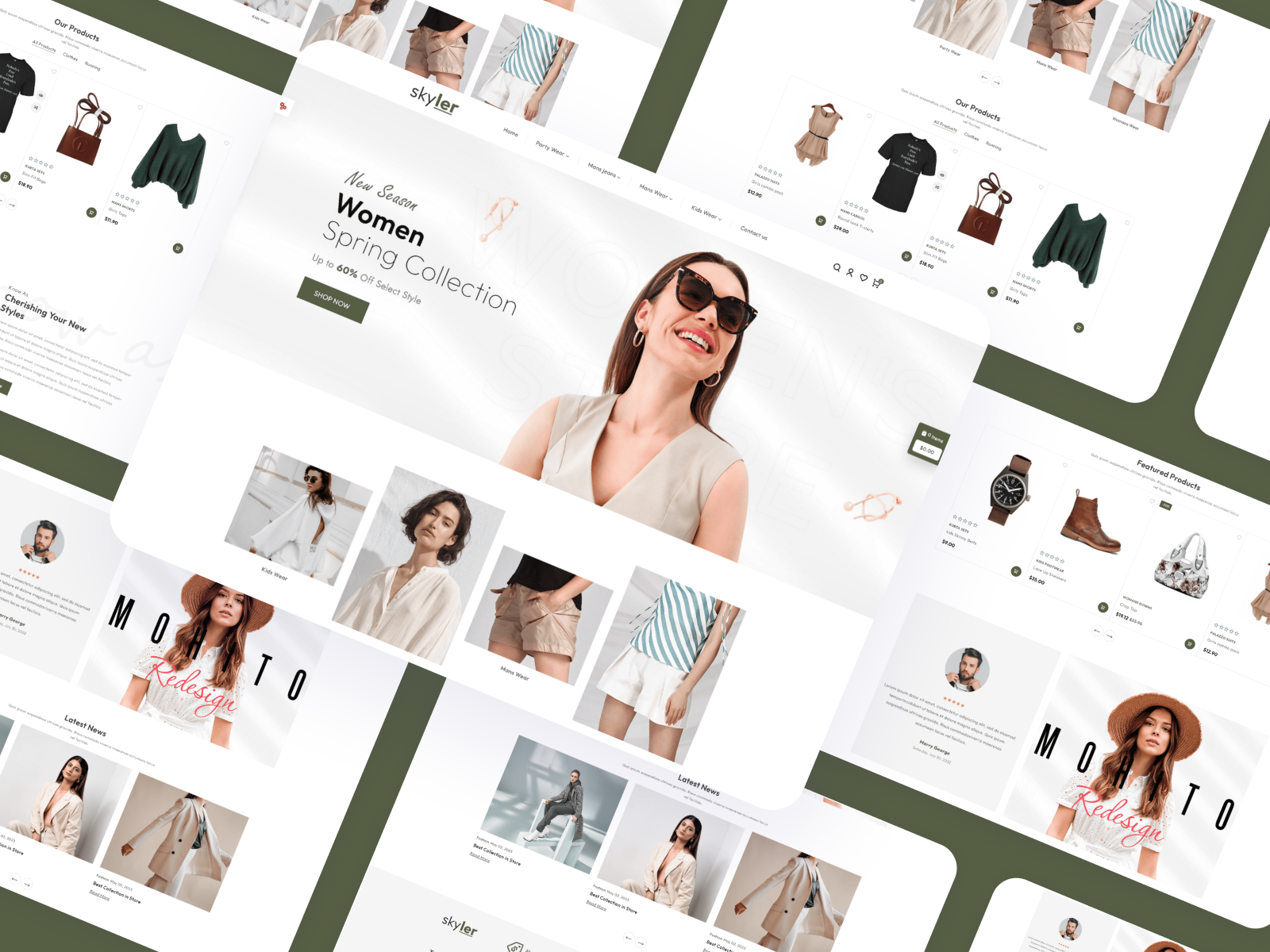 Example of Skyler – Fashion E Commerce Website