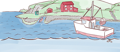 Godvika scene illustration procreate