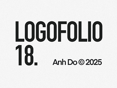 LOGOFOLIO 18. anhdodes branding collection design icon logo logo design logo designer logodesign logofolio logomark minimalist logo portfolio symbol