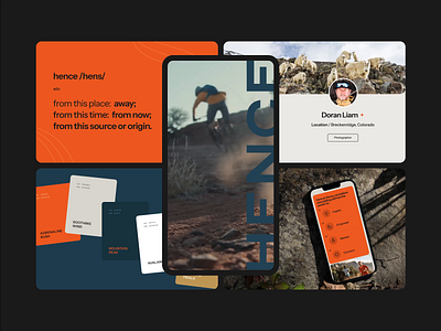Hence — Bits b2b colors creative hence platform typography website