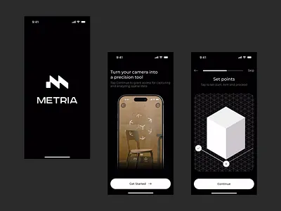 AR mobile app design ar ar design mobile app mobile app deisgn onboarding onboarding design product design ui uiux ux