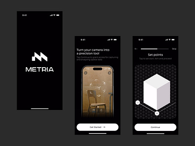 AR mobile app design ar ar design mobile app mobile app deisgn onboarding onboarding design product design ui uiux ux