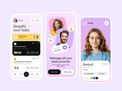 BeTop - Freelancer Task Management APP android app design ios iphone management marketing media mobile people product social task ui ux