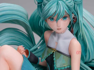 Hatsune Miku Statue Design branding design hatsune illustration logo ui