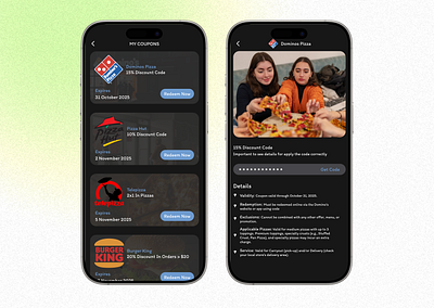 DailyUI 061 - Redeem Coupon coupon dailyui figma redeem redeem coupon ui ux