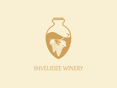 Shvelidze Winery brand identity graphic design logo logo design
