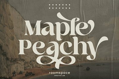 Maple Peachy - Retro Serif Font bohemian fonts boho font bold branding branding font cricut fonts design font fonts for cricut maple peachy retro serif font modern modern font retro serif serif font silhouette font swash font vintage