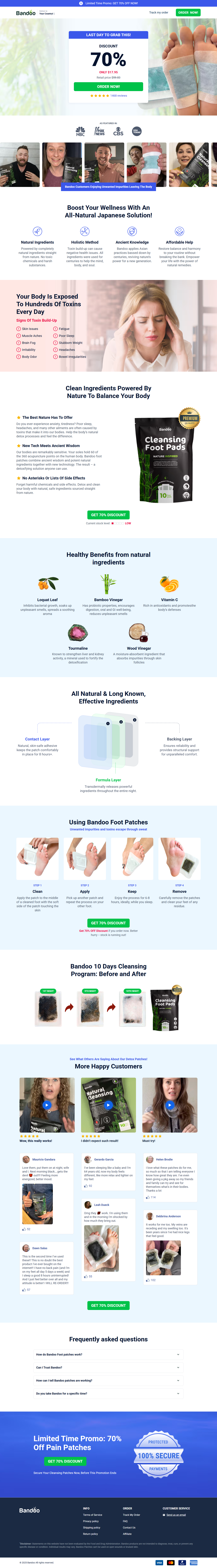 Bondoo Foot Patches Product page On Gempages bondoo bondoo foot patches clone checkout page clone funnel clone gempages clone product page clone sales funnel funnelish funnelish template gempages gempages design gempages funnel pagefly product page replo sales funnel sales page shopify template