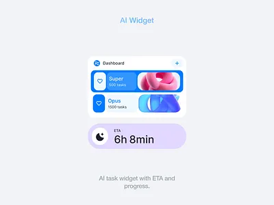 UI Highlight: AI Widget aidesign aifigma aiui aiux figmadesign headstartui premiumui productdesign uidesign uxdesign