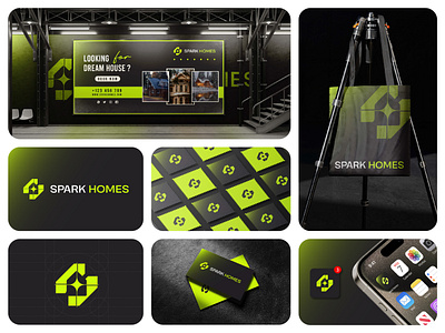 SPARK HOMES | Logo Design animation branding graphic design logo motion graphics