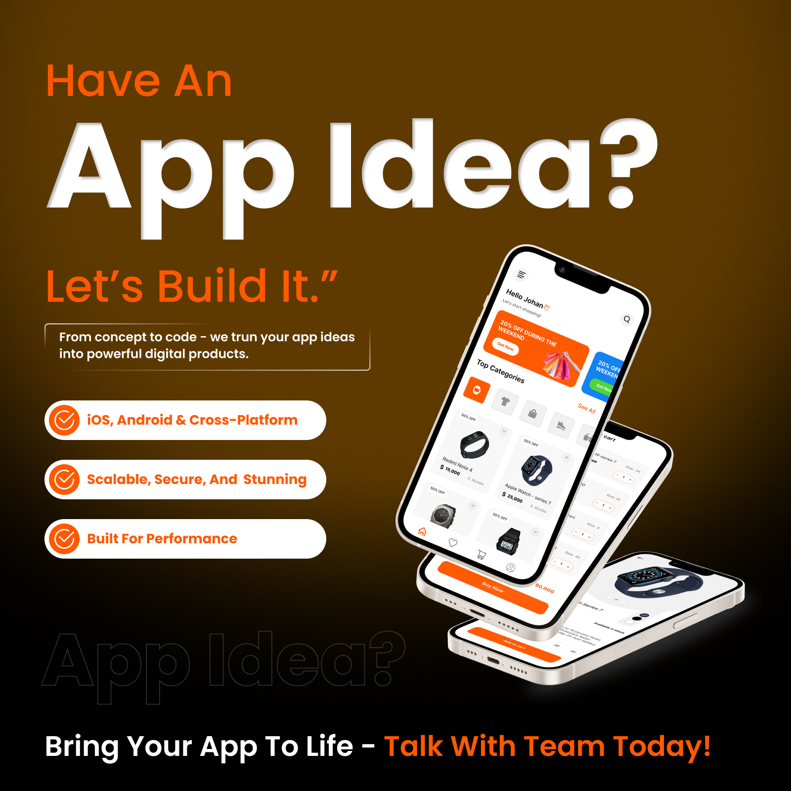 Turn Your App Idea Into Reality android app app design app development app idea app interface custom mobile app mobile app startup app ui ux
