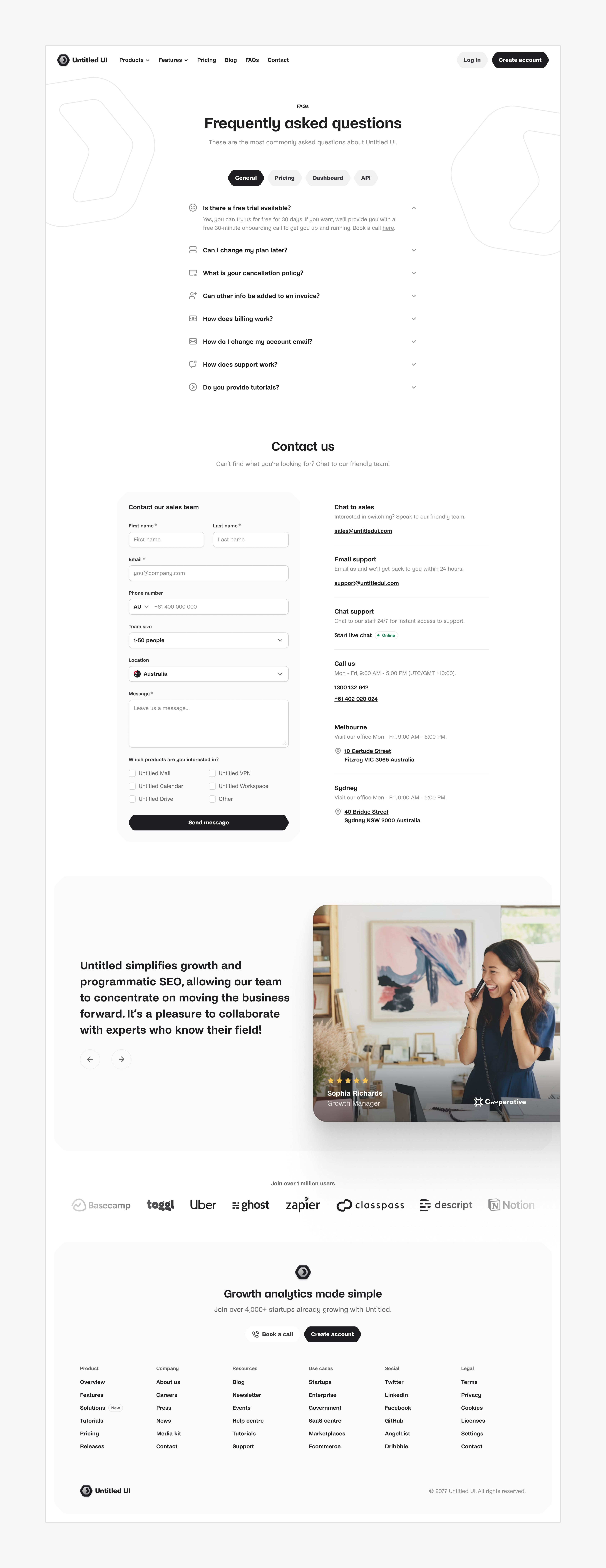 Frequently asked questions — Untitled UI by Jordan Hughes® on Dribbble