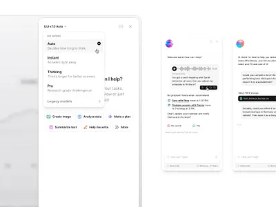 AI chatbot — Untitled UI ai assistant chatbot chatgpt llm product design ui design user interface