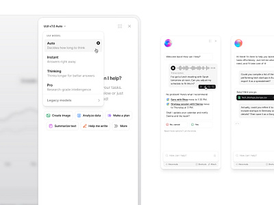 AI chatbot — Untitled UI ai assistant chatbot chatgpt llm product design ui design user interface