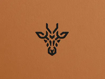 Giraffe africa animal big branding design giraffe graphic design icon illustration line logo logo design minimalist nature power strong vector wild