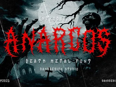 Anarcos Blackletter Font albim anarcos blackletter font apparel apparel fonts band beauty fonts birthday cards fonts bold bold charm branding fonts design illustration metal music tshirt vintage